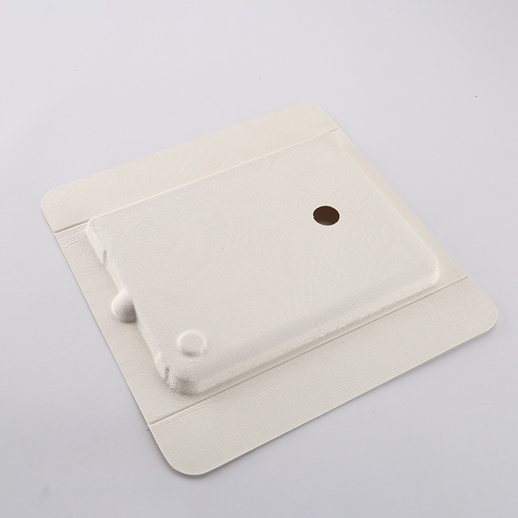 平板电脑纸塑托 白色湿压纸托 纸浆模塑