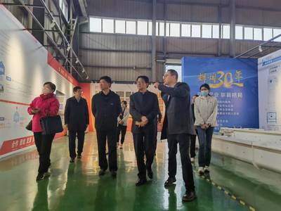 北京中科老专家技术中心魏立新到开发区考察调研